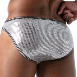 Bikini Star TOF PARIS TOF175A -Sous-vêtement Soldes Bikini tof TOF175A argent 3