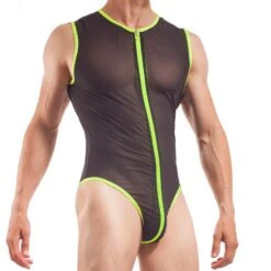 Body Wojoer 333S2 -Sous-vêtement Soldes Body wojoer 333S2 noir 4