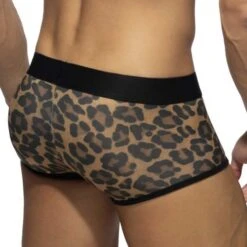 Boxer Addicted Leopard Fresh AD1135 -Sous-vêtement Soldes Boxer ad AD1135 marron 3