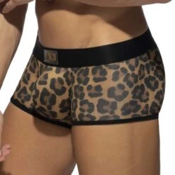Boxer Addicted Leopard Fresh AD1135 -Sous-vêtement Soldes Boxer ad AD1135 marron 4