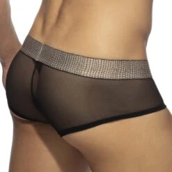 Boxer Addicted Snake Net AD1016 -Sous-vêtement Soldes Boxer addicted AD1016 noir 3