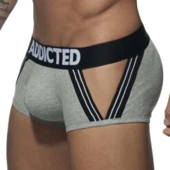 Boxer Addicted Super Bulk AD713 -Sous-vêtement Soldes Boxer addicted AD713 gris 4