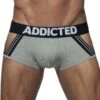 Boxer Addicted Super Bulk AD713 1 Boxer Addicted Super Bulk AD713 -Sous-vêtement Soldes Boxer addicted AD713 gris m