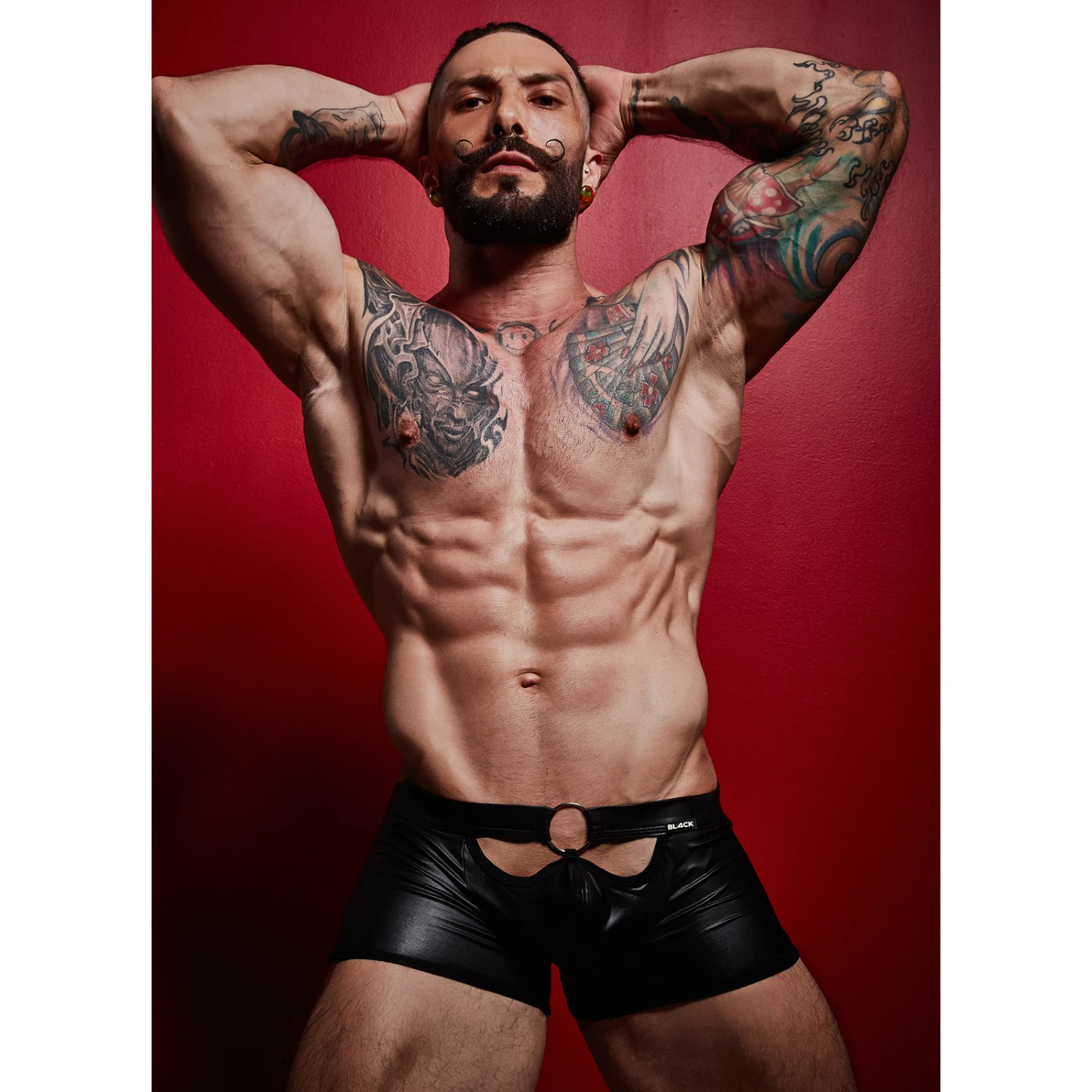 Boxer Cut4Men Blackleatherlike BL4CK03 4 Boxer Cut4Men Blackleatherlike BL4CK03 – Image 2