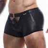 Boxer Cut4Men Blackleatherlike BL4CK03 -Sous-vêtement Soldes Boxer c4m BL4CK03 noir m