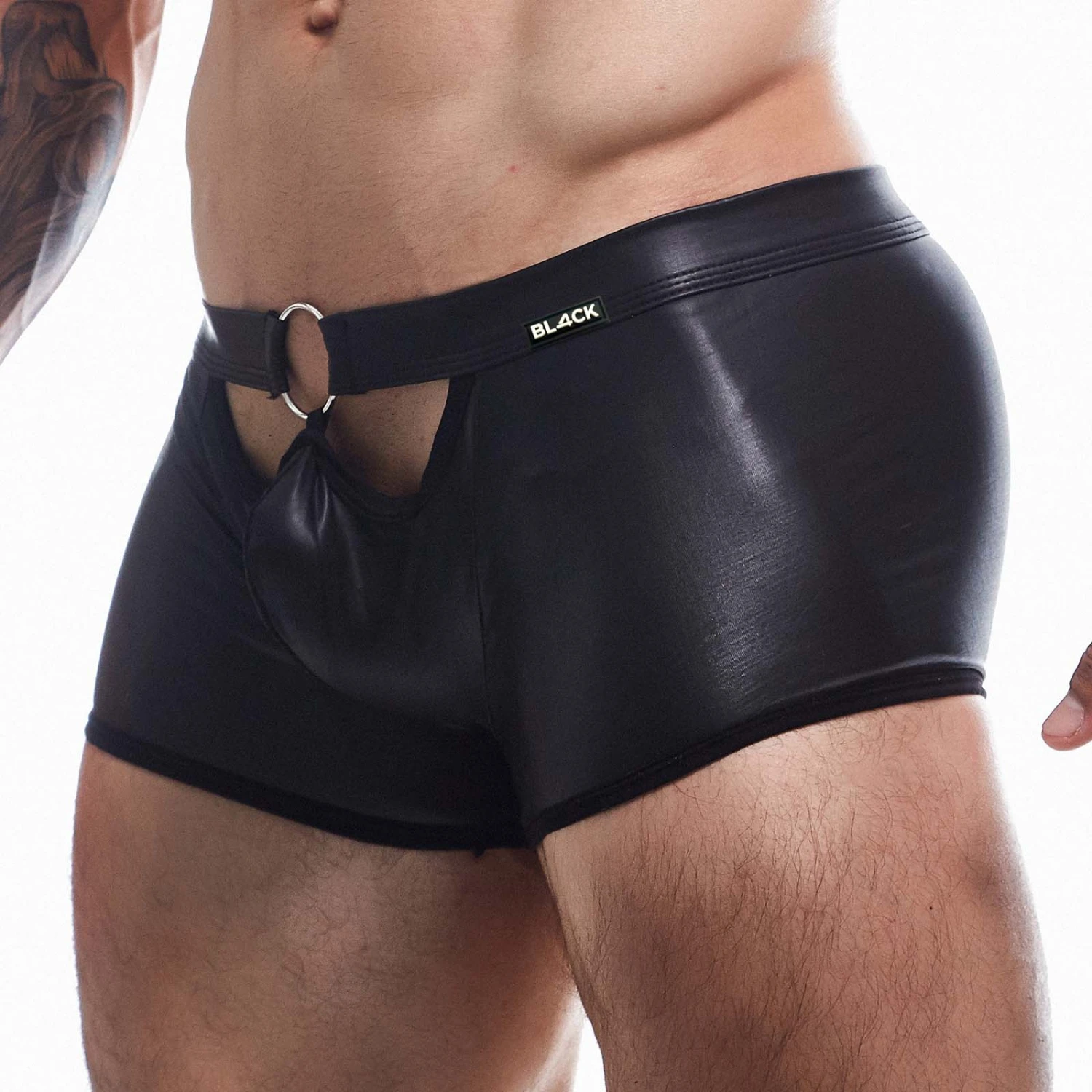 Boxer Cut4Men Blackleatherlike BL4CK03 3 Boxer Cut4Men Blackleatherlike BL4CK03