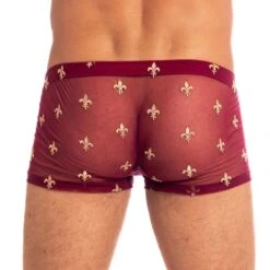 Boxer L Homme Invisible Charlemagne MY14CLM -Sous-vêtement Soldes Boxer hi MY14CLM rouge 3