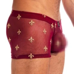 Boxer L Homme Invisible Charlemagne MY14CLM -Sous-vêtement Soldes Boxer hi MY14CLM rouge 4
