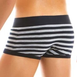 Boxer Modus Vivendi Stripped 11921 -Sous-vêtement Soldes Boxer modus 11921 gris 3