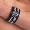 Bracelet Quriose Mencore BR01MEN 1 Bracelet Quriose Mencore BR01MEN -Sous-vêtement Soldes Bracelet quriose BR01MEN noir m