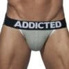 Jock Strap Addicted Super Bulk AD714 1 Jock Strap Addicted Super Bulk AD714 -Sous-vêtement Soldes JockStrap addicted AD714 gris m