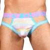 Jock Strap Andrew Christian Fabulous Treasure 91446 -Sous-vêtement Soldes JockStrap andrew 91446 gris m