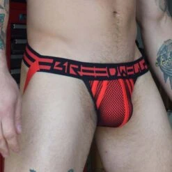 Jock Strap Voyeur BREEDWELL -Sous-vêtement Soldes JockStrap breedwell 220513 rouge 4