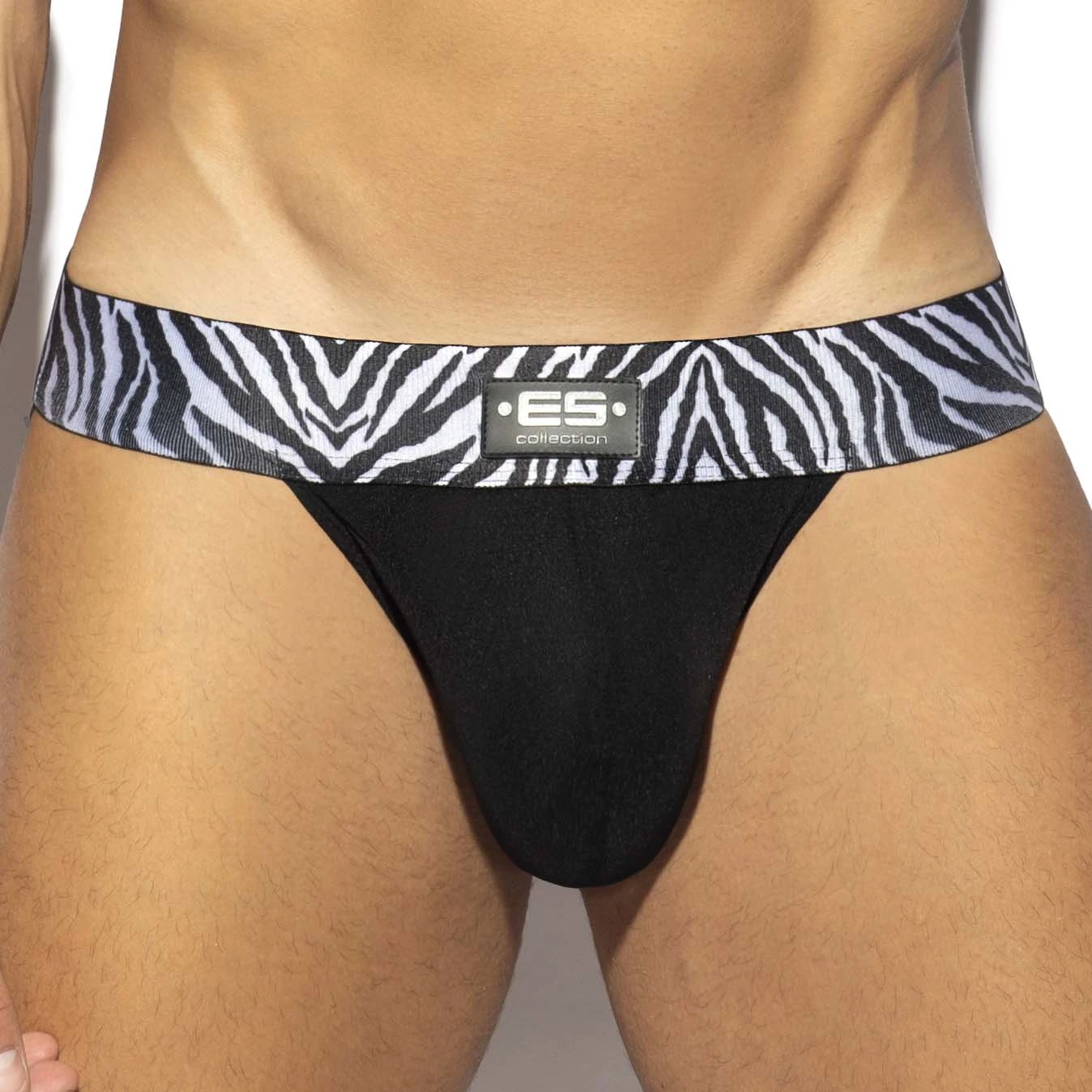 Jock Strap ES Collection Zebra C-Through UN540 3 Jock Strap ES Collection Zebra C-Through UN540