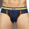 Jock Strap ES Collection Rainbow UN409 -Sous-vêtement Soldes JockStrap escollection UN409 bleu m