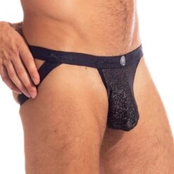 Jock Strap L Homme Invisible Fauves De Nuit MY45FAU -Sous-vêtement Soldes JockStrap hi MY45FAU noir 4
