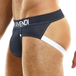 Jock Strap Modus Vivendi Jeans 05011 7 Jock Strap Modus Vivendi Jeans 05011 -Sous-vêtement Soldes JockStrap modus 05011 bleu 4