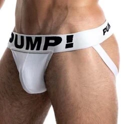 Jock Strap Pump! White 15005 -Sous-vêtement Soldes JockStrap pump 15005 blanc 4