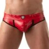 Jock Strap Vinyl TOF PARIS TOF183R -Sous-vêtement Soldes JockStrap tof TOF183R rouge m
