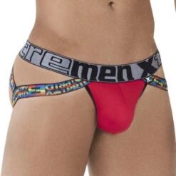 Jock Strap Xtremen Pride 91084 -Sous-vêtement Soldes JockStrap xtremen 91084 rouge 4