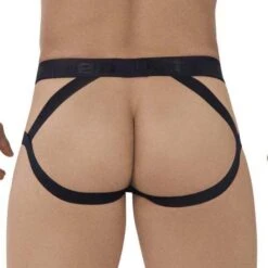 Jock Strap Xtremen Jacquard 91085 -Sous-vêtement Soldes JockStrap xtremen 91085 gris 3
