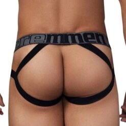 Jock Strap Xtremen Disco Zebra 91148 8 Jock Strap Xtremen Disco Zebra 91148 -Sous-vêtement Soldes JockStrap xtremen 91148 noir 3