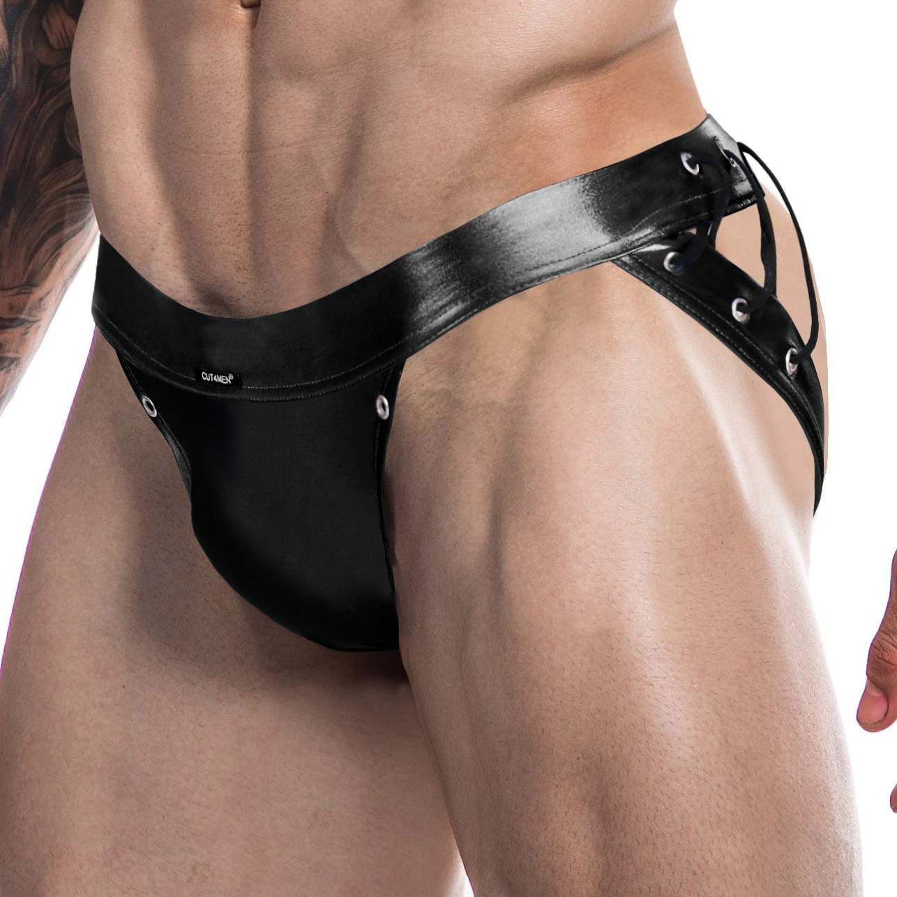 Sous-vêtements Masculins 2025 : Style, Confort et Performance -Sous-vêtement Soldes Jockstrap c4m C4M14 noir m