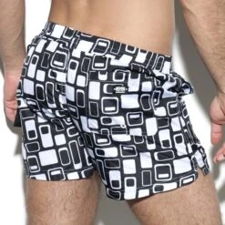 Short De Bain ES Collection Retro 1904 9 Short De Bain ES Collection Retro 1904 -Sous-vêtement Soldes Shortbain escollection 1904 noir 3