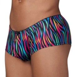 Shorty Xtremen Disco Zebra 91147 -Sous-vêtement Soldes Shorty xtremen 91147 noir 4