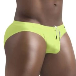 Slip De Bain X4D SW SW ErgoWear Neon EW1414 -Sous-vêtement Soldes Slipbain ergo EW1414 jaune 4