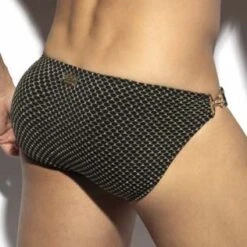 Slip De Bain ES Collection Luxury 2210 7 Slip De Bain ES Collection Luxury 2210 -Sous-vêtement Soldes Slipbain esco 2210 noir 3