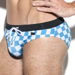 Slip De Bain ES Collection Rally 1909 -Sous-vêtement Soldes Slipbain escollection 1909 bleu 4