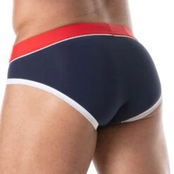 Slip De Bain Holidays Swim TOF PARIS TOF248BM -Sous-vêtement Soldes Slipbain tof TOF248BM bleu 3