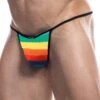 Tanga Cut4Men Rainbow C4M12 -Sous-vêtement Soldes Tanga c4m C4M12 multicolor m