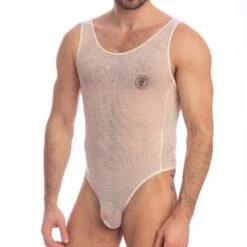 Body L Homme Invisible La Crème UW31VEI 6 Body L Homme Invisible La Crème UW31VEI -Sous-vêtement Soldes body hi uw31vei blanc 4