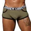 Boxer Andrew Christian Military Mesh 92596 2 Boxer Andrew Christian Military Mesh 92596 -Sous-vêtement Soldes boxer ac 92596 kaki m