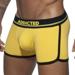 Boxer Addicted Curve AD729 -Sous-vêtement Soldes boxer addicted ad729 jaune 4