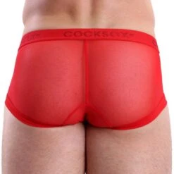Boxer CockSox Fiery Red CX68ME 8 Boxer CockSox Fiery Red CX68ME -Sous-vêtement Soldes boxer cocksox cx68me rouge 3