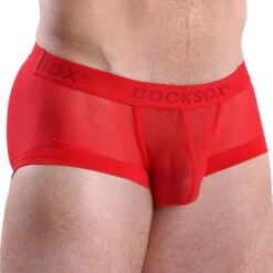 Boxer CockSox Fiery Red CX68ME 9 Boxer CockSox Fiery Red CX68ME -Sous-vêtement Soldes boxer cocksox cx68me rouge 4