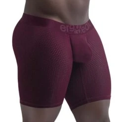 Boxer Long ErgoWear MAX ULTRA EW0781 -Sous-vêtement Soldes boxer ergo EW0781 bordeau 4