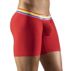Boxer Long ErgoWear MAX XV PRIDE EW1122 -Sous-vêtement Soldes boxer ergo EW1122 rouge 4