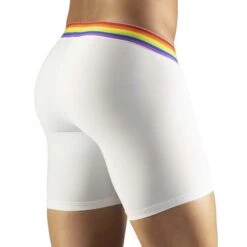 Boxer Long ErgoWear MAX XV PRIDE EW1117 8 Boxer Long ErgoWear MAX XV PRIDE EW1117 -Sous-vêtement Soldes boxer ergo ew1117 blanc 3