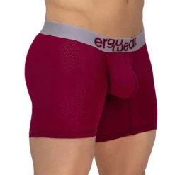 Boxer Long ErgoWear MAX MESH EW1218 -Sous-vêtement Soldes boxer ergo ew1218 bordeau 4