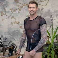 Boxer Eros Veneziani 7419 6 Boxer Eros Veneziani 7419 -Sous-vêtement Soldes boxer eros 7419 noir a