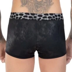 Boxer Eros Veneziani 7426 -Sous-vêtement Soldes boxer eros 7426 noir 3