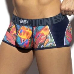 Boxer ES Collection Floral Mesh UN418 9 Boxer ES Collection Floral Mesh UN418 -Sous-vêtement Soldes boxer esco UN418 bleu 4
