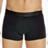 HOM Boxer Classic 400203 -Sous-vêtement Soldes boxer hom 400203 noir2 m