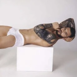 Boxer Pikante Blaze PIK1071 -Sous-vêtement Soldes boxer pik pik1071 blanc a