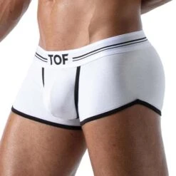 Pack De 3 Boxers French TOF PARIS TOF168B 9 Pack De 3 Boxers French TOF PARIS TOF168B -Sous-vêtement Soldes boxer tof TOF168B blanc 4
