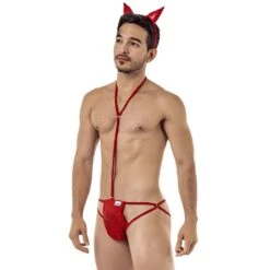 Costume Diable Candyman 99398 8 Costume Diable Candyman 99398 -Sous-vêtement Soldes costume candy 99398 rouge 4